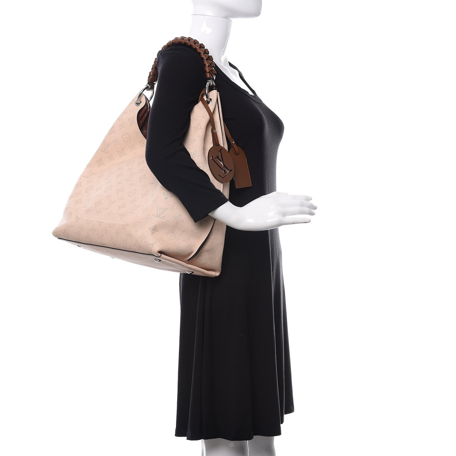 Louis Vuitton Mahina Carmel Hobo Creme 2 of 10