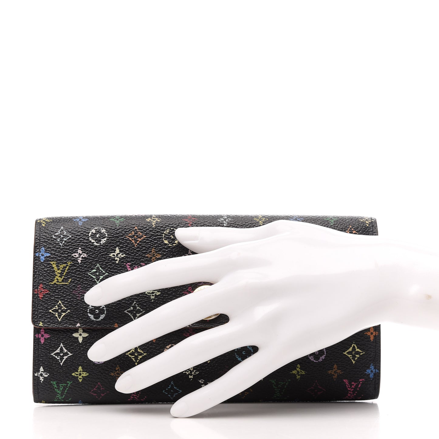 Monogram Multicolor Sarah Wallet Black Grenade