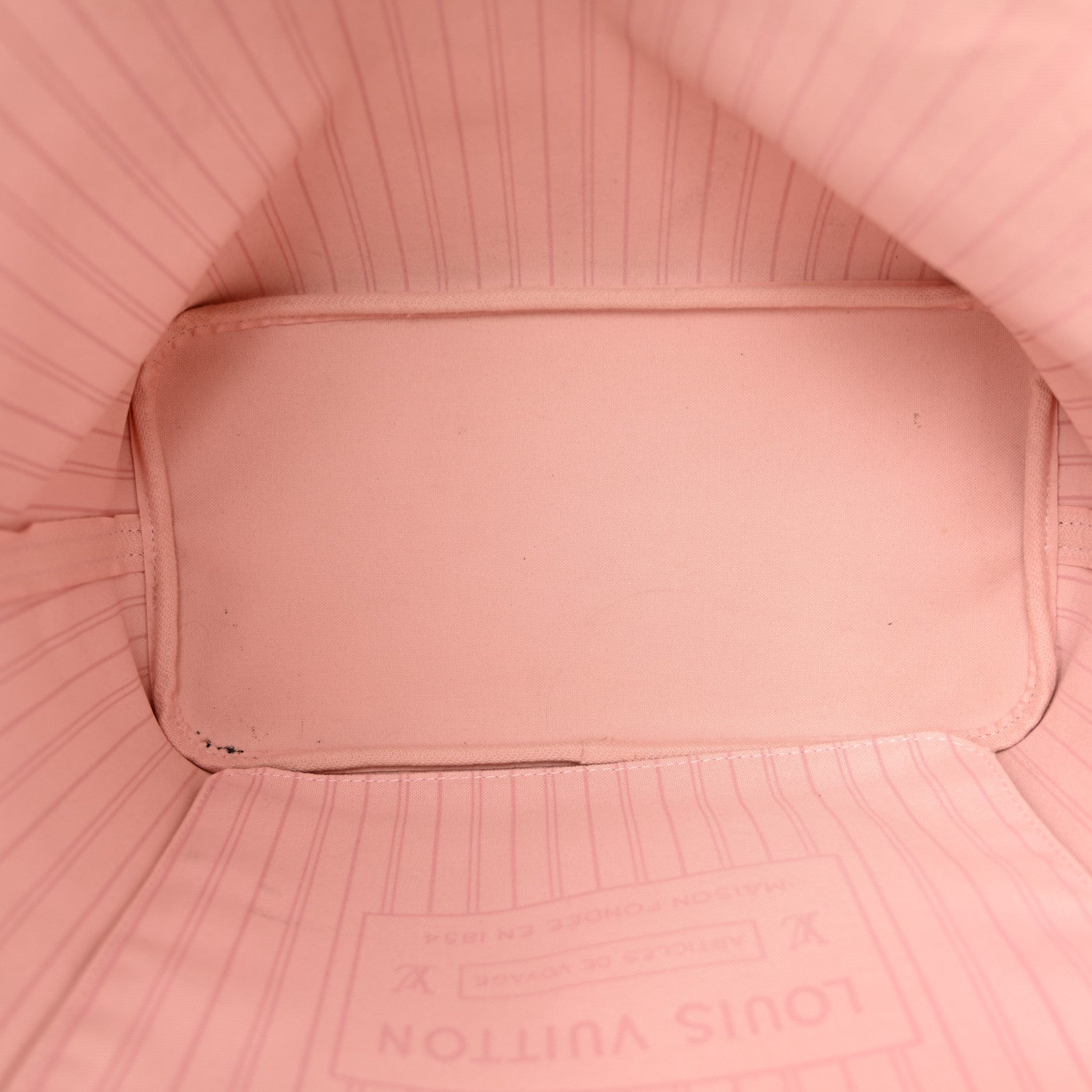 Louis Vuitton Damier Ebene Neo Neverfull MM Rose Ballerine 6 of 12