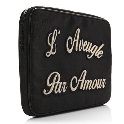 Gucci Techno Canvas Tiger L'aveugle Par Amour Tablet Case Black 3 of 7
