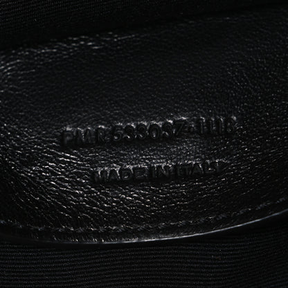 Saint Laurent Crinkled Calfskin Matelasse Monogram Baby Niki Chain Satchel Rouge Eros 6 of 10