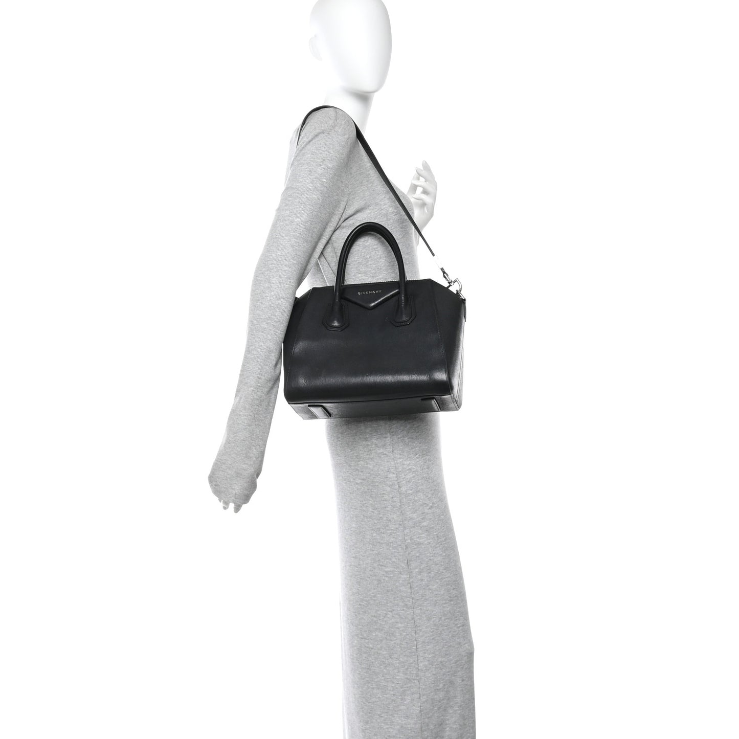 Sugar Goatskin Small Antigona Black