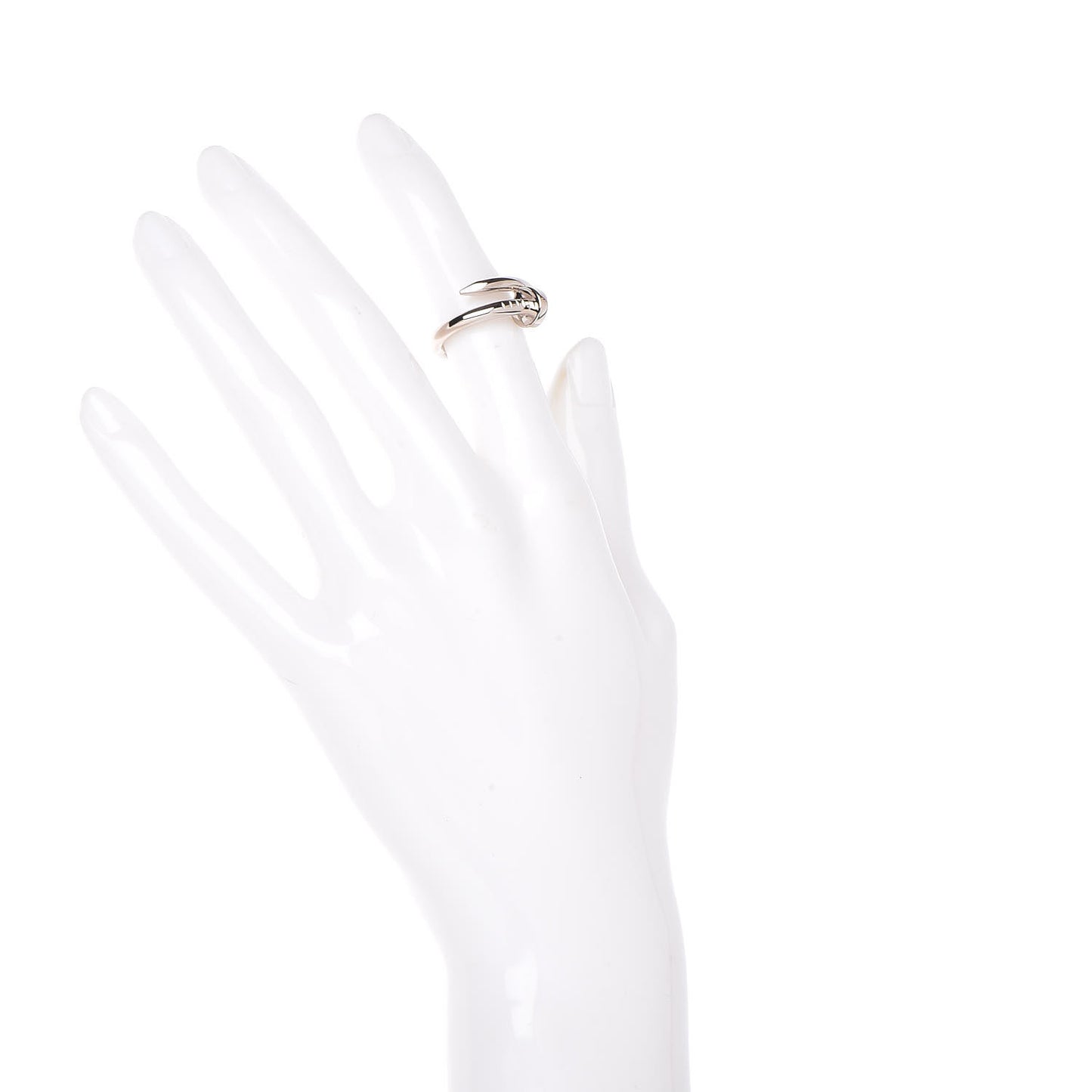 18K White Gold Juste Un Clou Ring 52 6