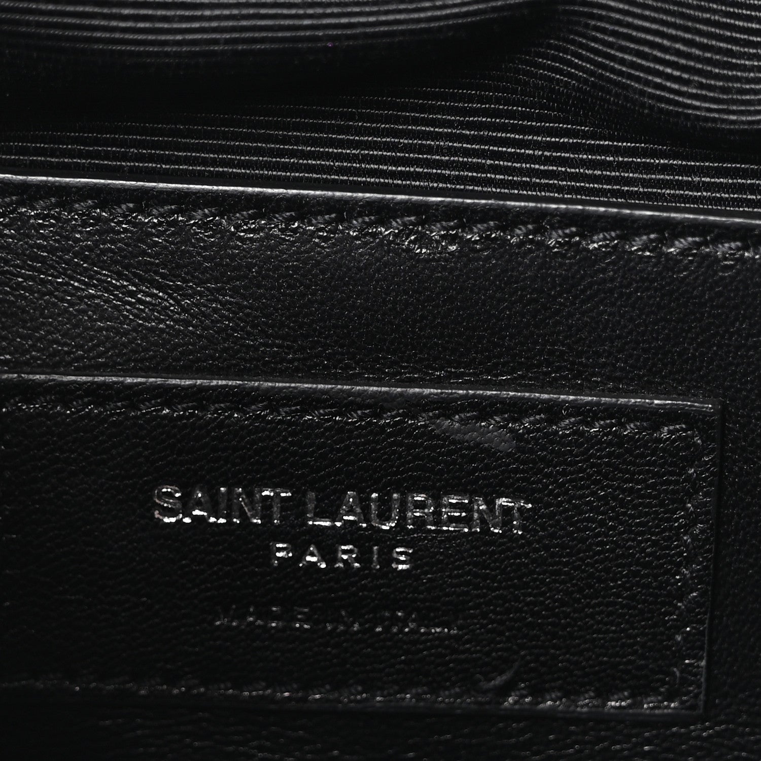 Saint Laurent Calfskin Fringe Small Monogram Satchel Black 6 of 10