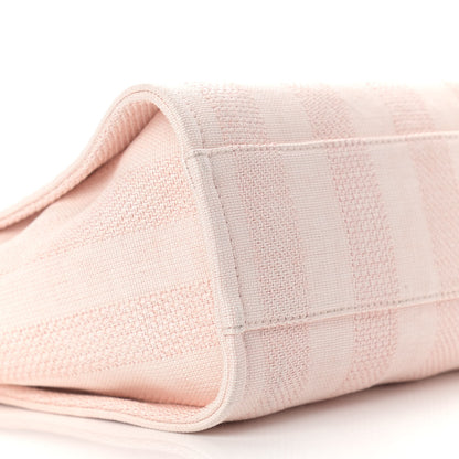 Chanel Mixed Fibers Striped Small Deauville Tote Light Pink 8 of 10
