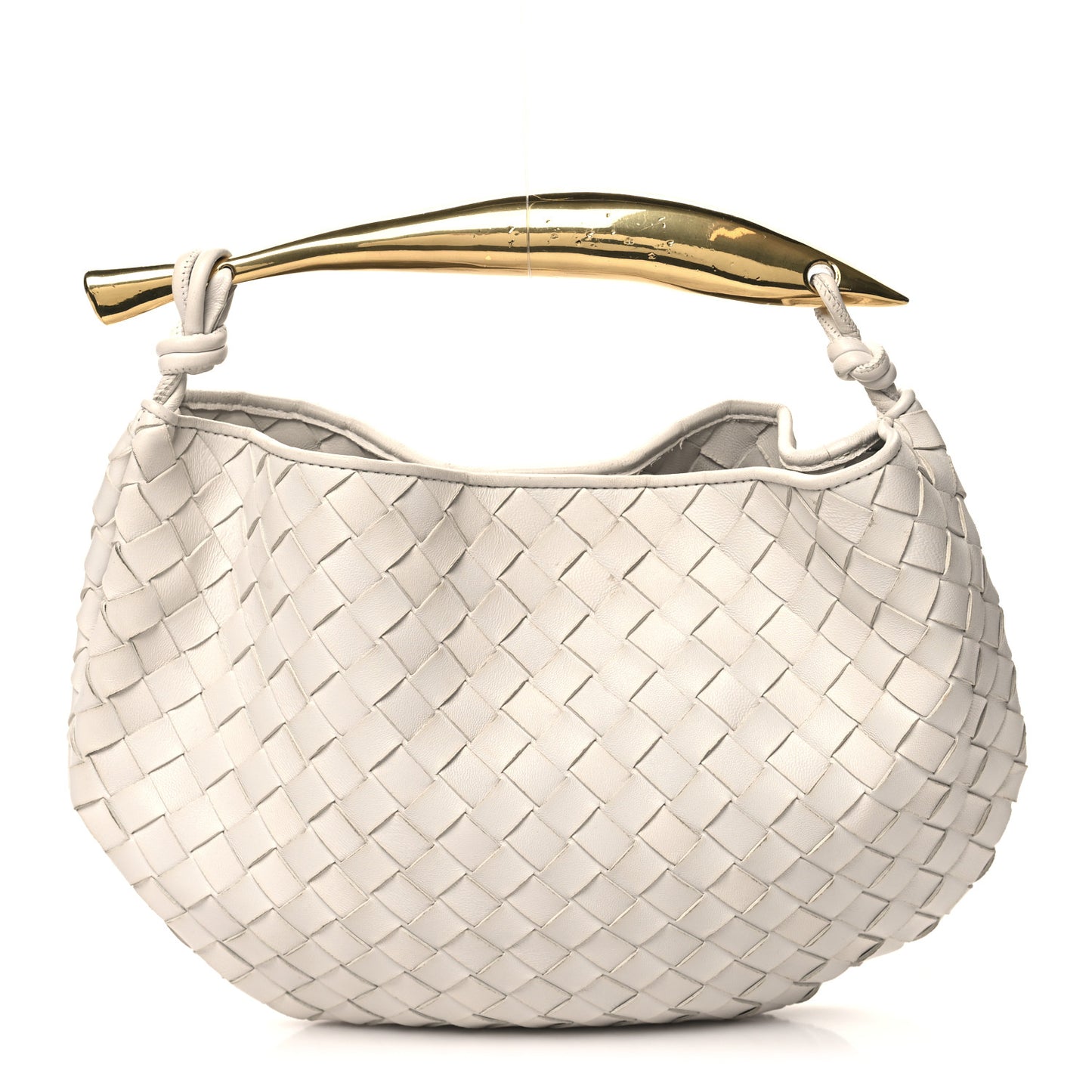 Nappa Intrecciato Sardine Bag Chalk