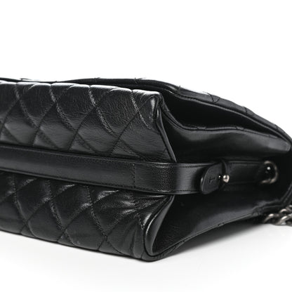 Chanel Metallic Goatskin Large City Rock Flap Black 9 of 10