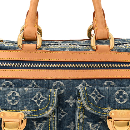 Louis Vuitton Monogram Denim Neo Speedy Blue 7 of 10