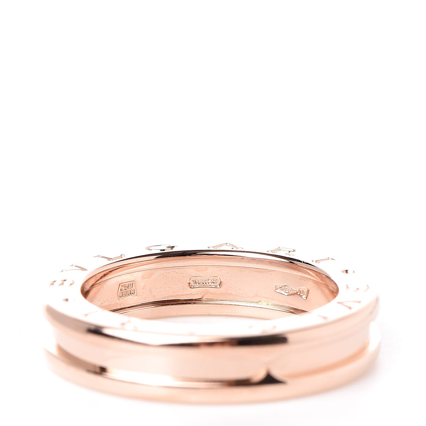 18K Rose Gold B.Zero1 One-Band Ring 54 6.75