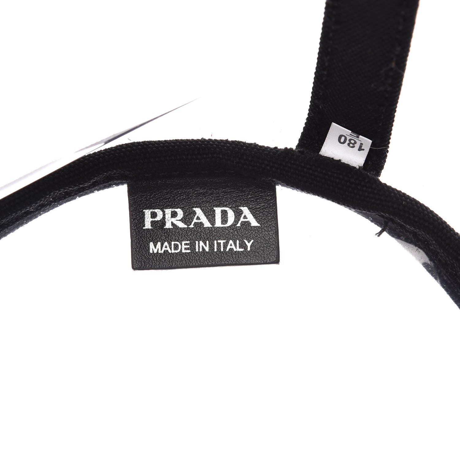 Prada Plexiglass Canapa Shopper Tote Black 6 of 8