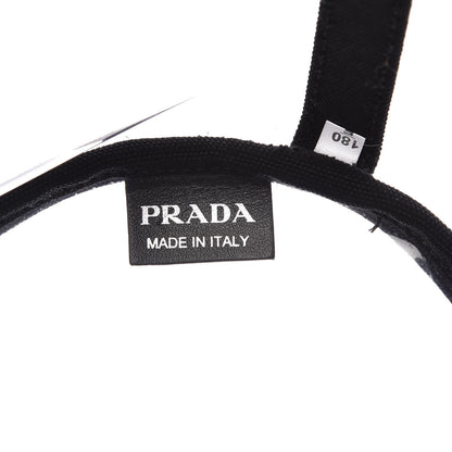 Prada Plexiglass Canapa Shopper Tote Black 6 of 8