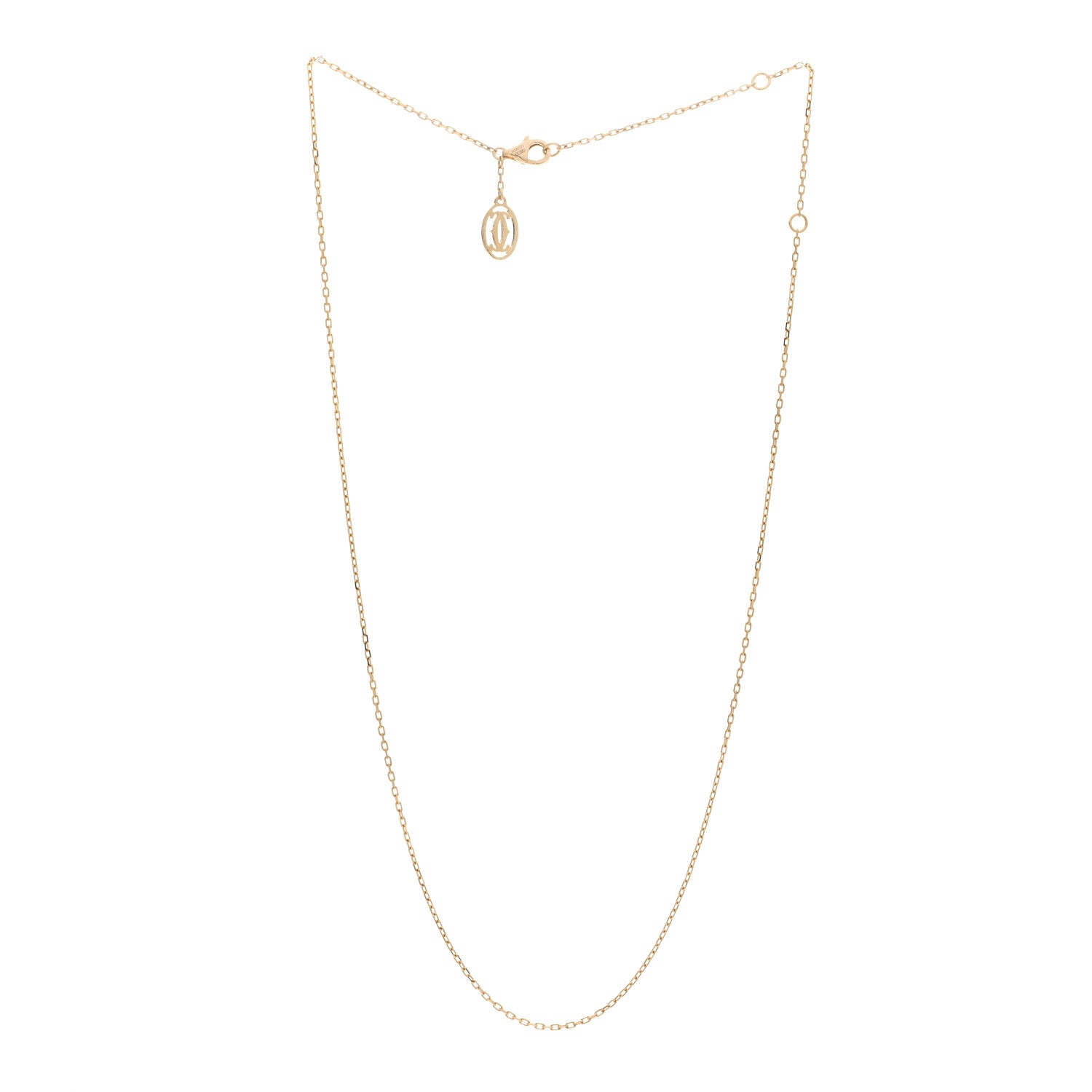 Cartier 18K Yellow Gold Chain Necklace 3 of 5