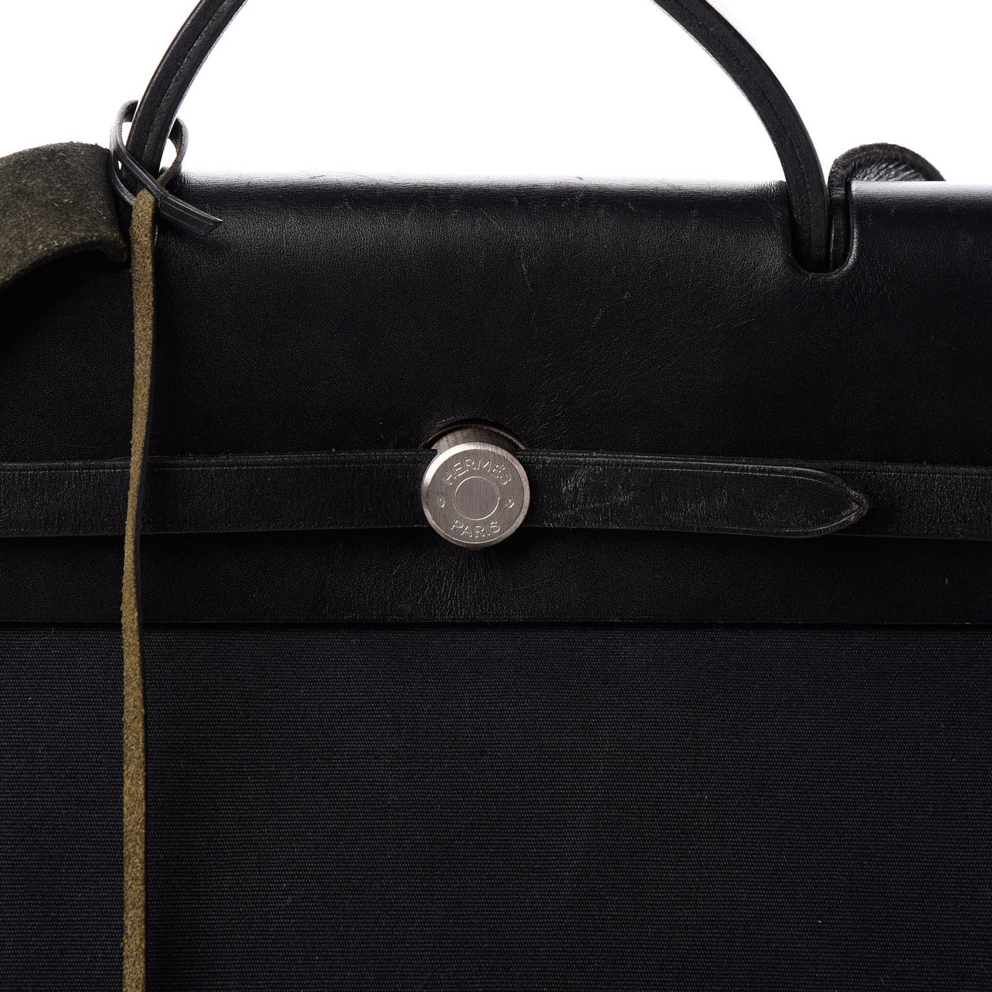 Toile Vache Calfskin Herbag 39 MM Black