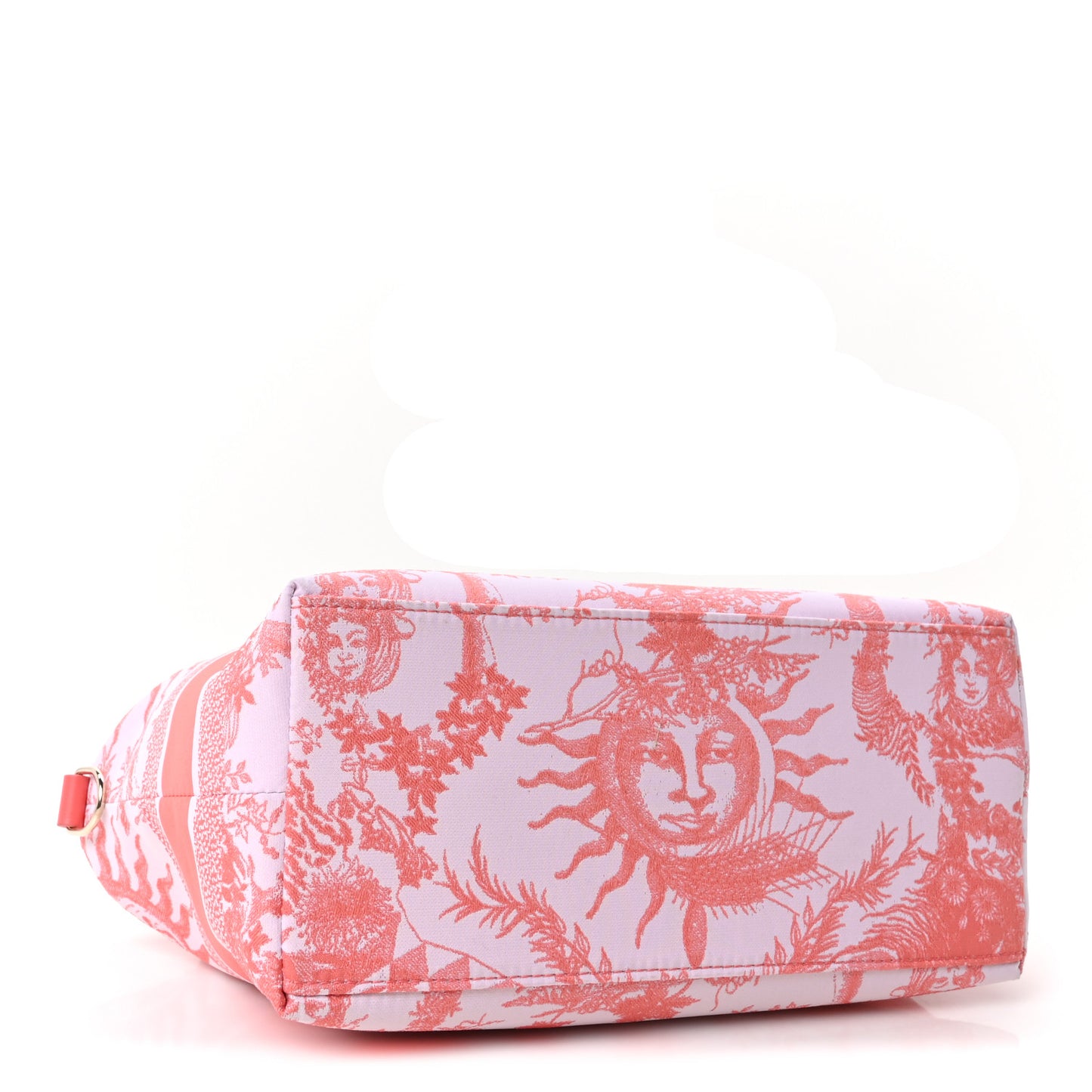 Technical Fabric Toile De Jouy Soleil DiorTravel Nomad Pouch Coral