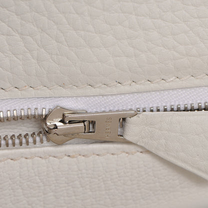 Hermes Taurillon Clemence Kelly Retourne 35 White 16 of 26