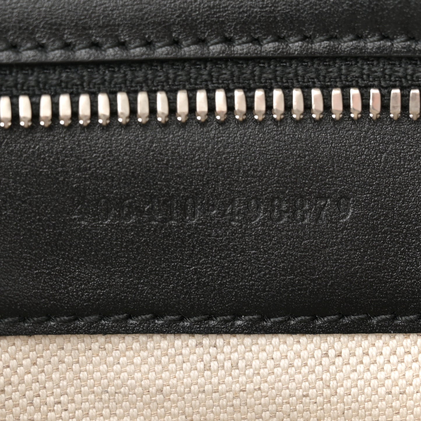 Calfskin GG Tennis Embossed Small Flat Messenger Bag Black
