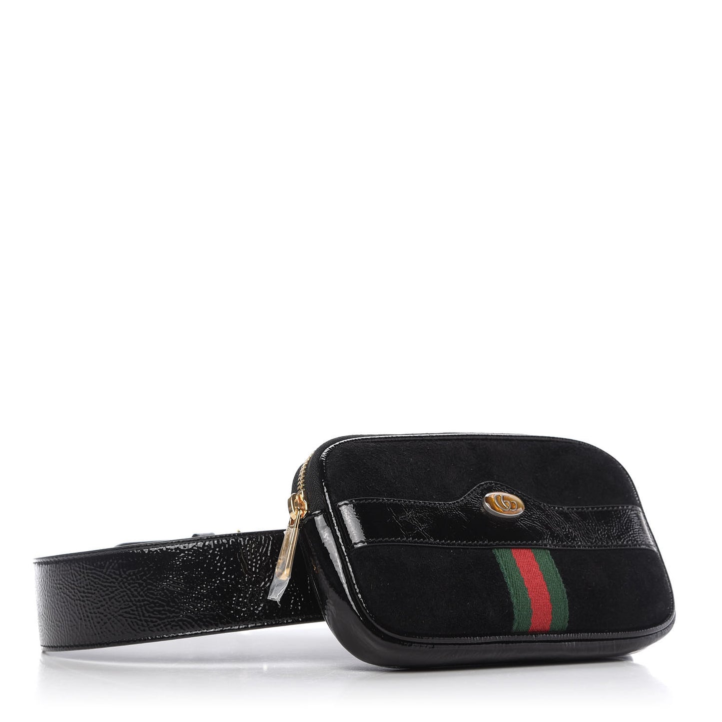 Suede Patent Ophidia Belted iPhone Case 85 34 Black