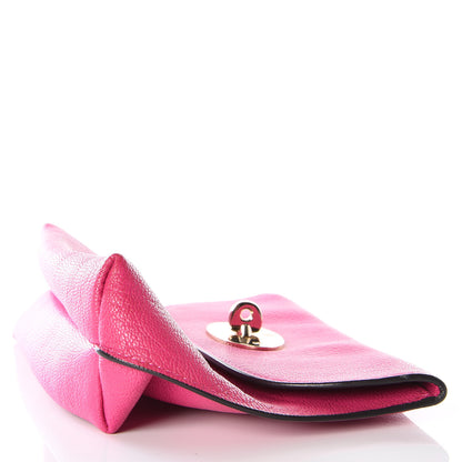 Mulberry Classic Grain Calfskin Darley Cosmetic Pouch Pink 8 of 9