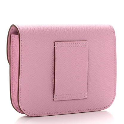 Hermes Epsom Constance Slim Wallet Mauve Sylvestre 4 of 10