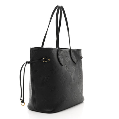 Louis Vuitton Empreinte Monogram Giant Neverfull MM Black 4 of 11