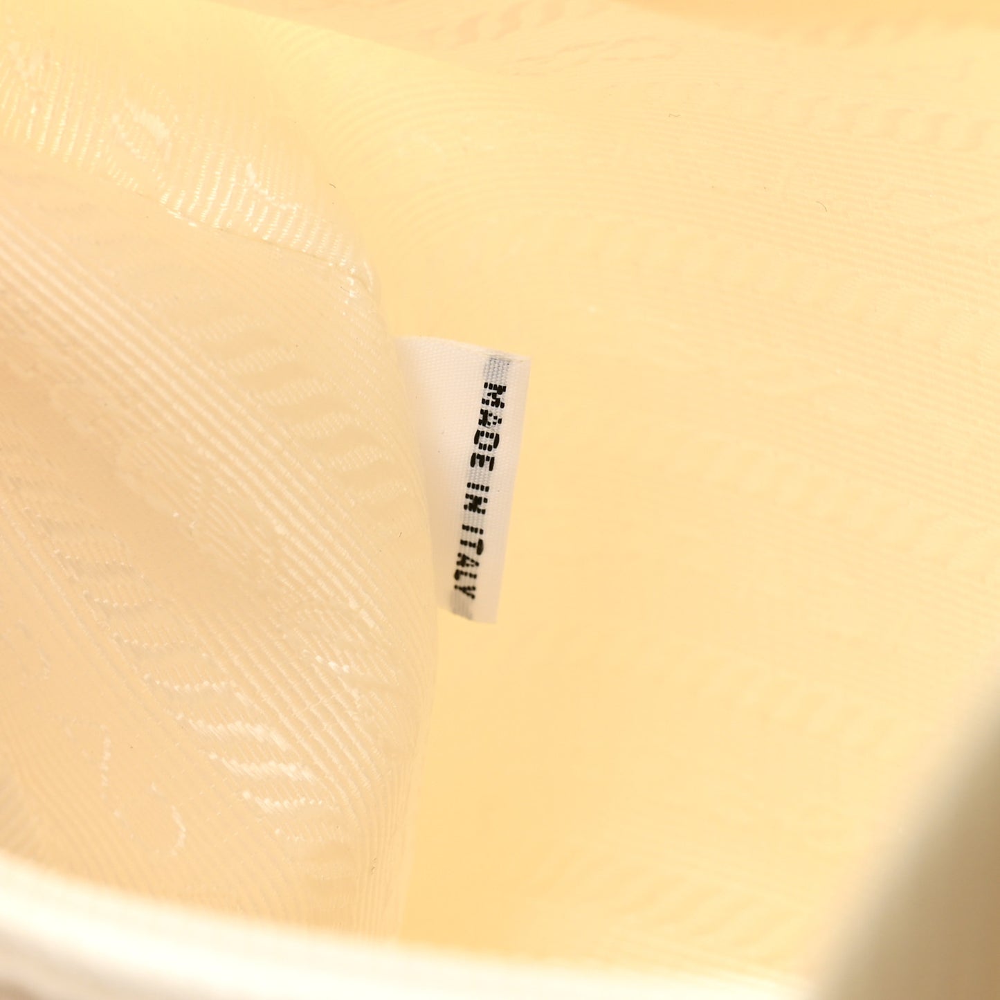 Tessuto Nylon Mini Re-Edition 2000 Bag White