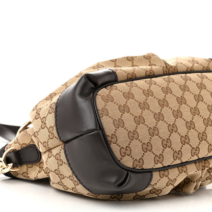 Gucci Monogram Medium Sukey Top Handle Dark Brown 9 of 11