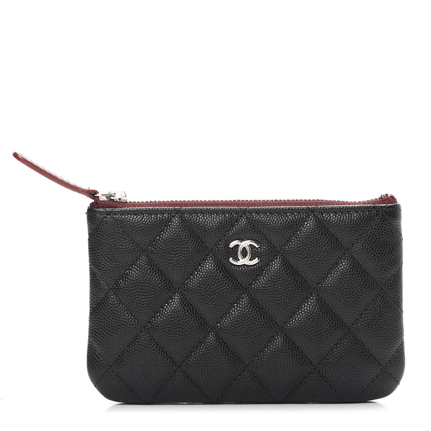 Chanel Caviar Quilted Small Cosmetic Case Black 1 of 9