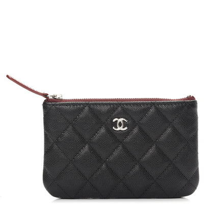 Chanel Caviar Quilted Small Cosmetic Case Black 1 of 9