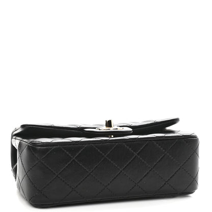 Chanel Lambskin Quilted Mini Rectangular Flap Black 4 of 10