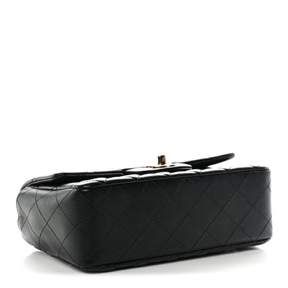 Chanel Lambskin Quilted Mini Rectangular Flap Black 4 of 11