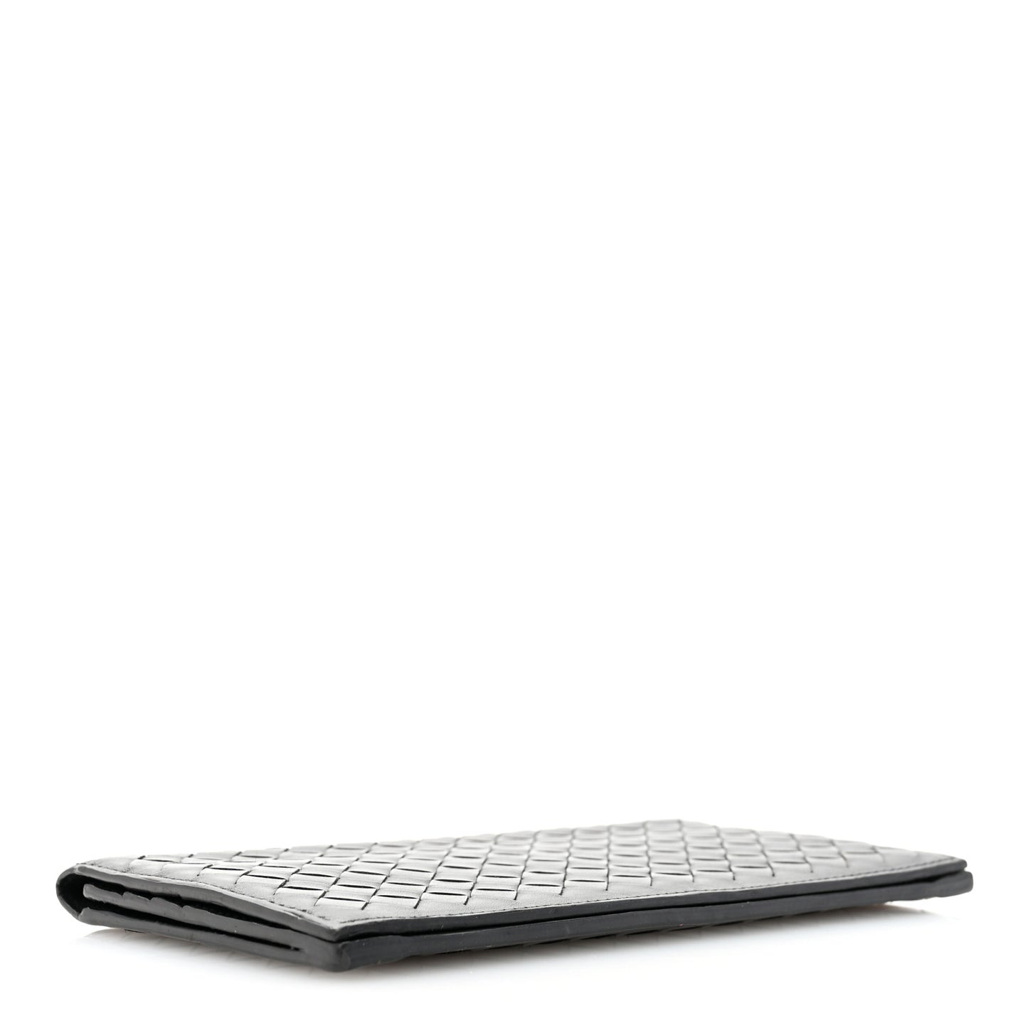 Nappa Intrecciato Long Wallet Black