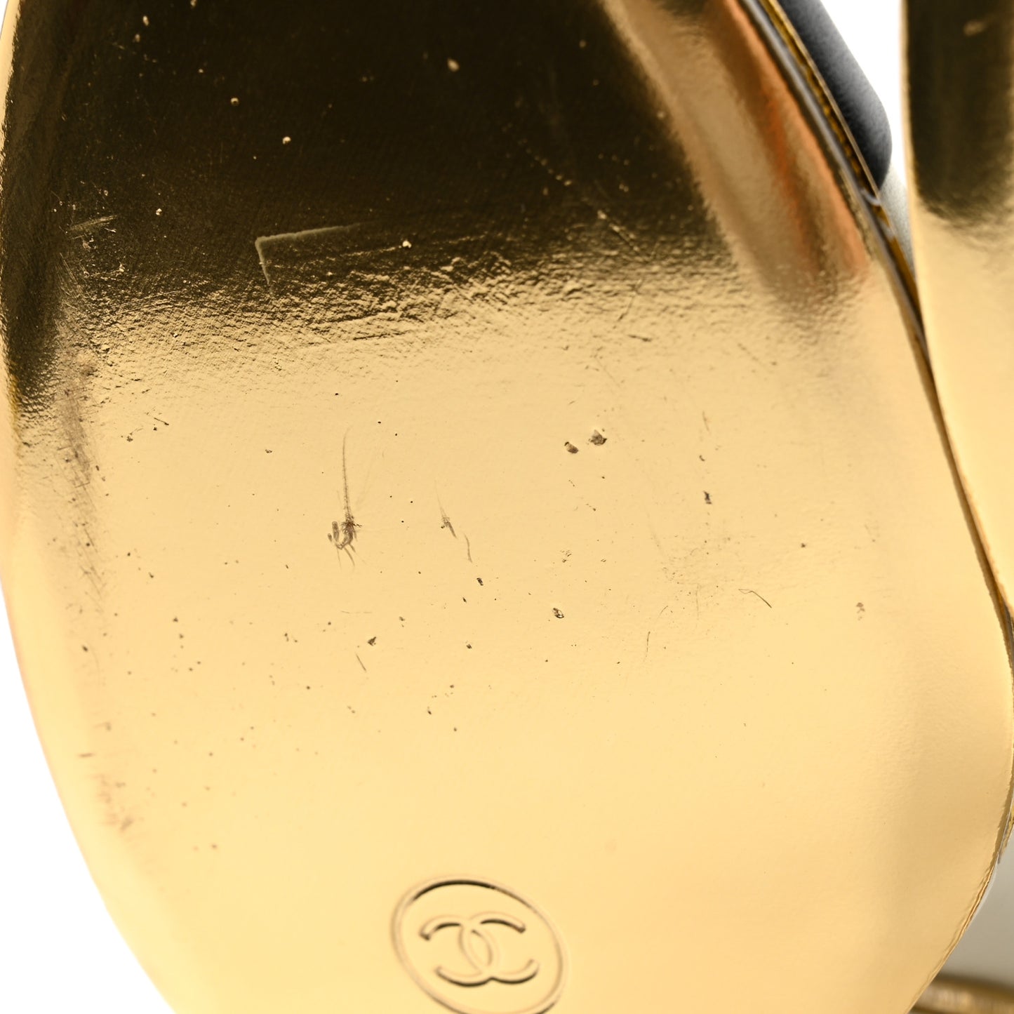 Lambskin Cap Toe Open Wedge 39 White Black