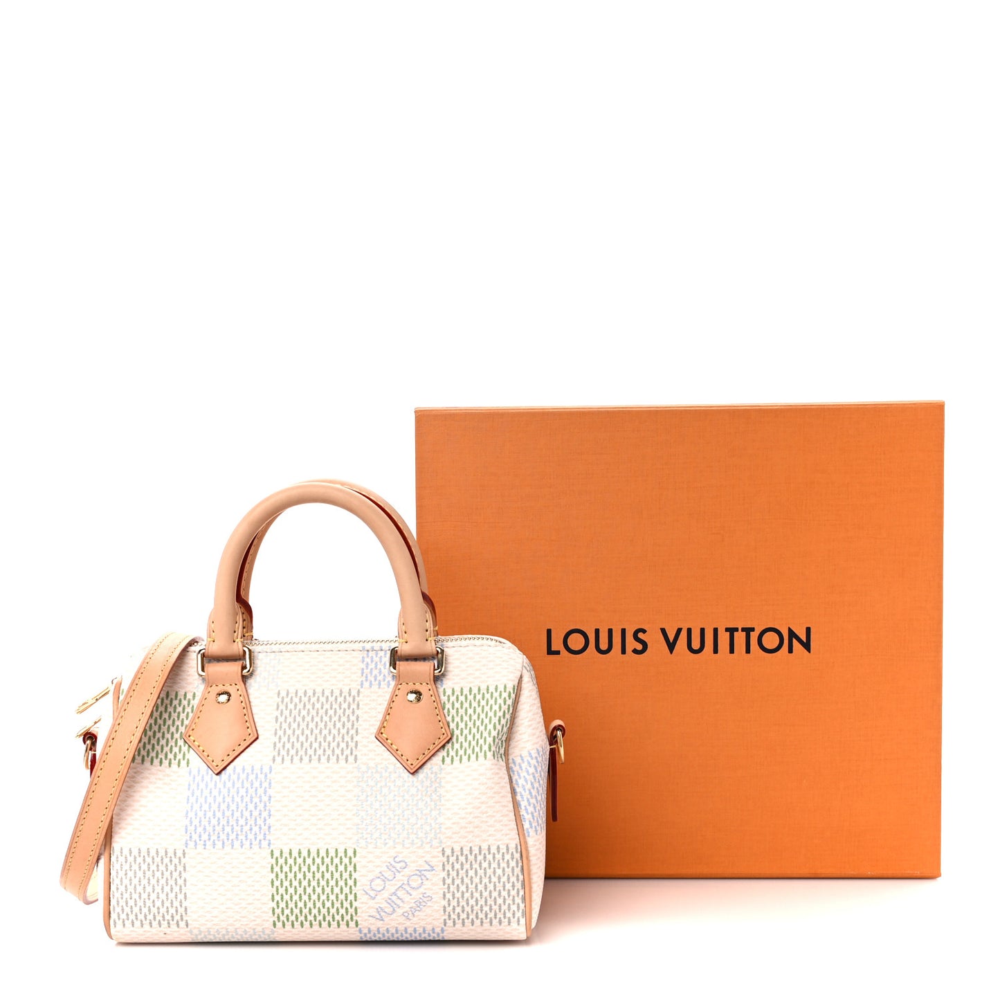 Damier Giant Speedy Bandouliere 20 Pistachio