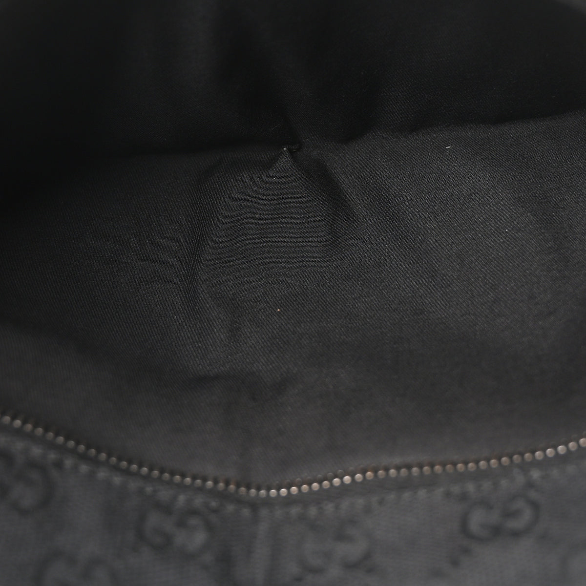 GG Monogram Web Double Pocket Belt Bag Black