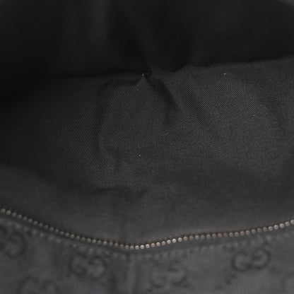Gucci GG Monogram Web Double Pocket Belt Bag Black 5 of 10