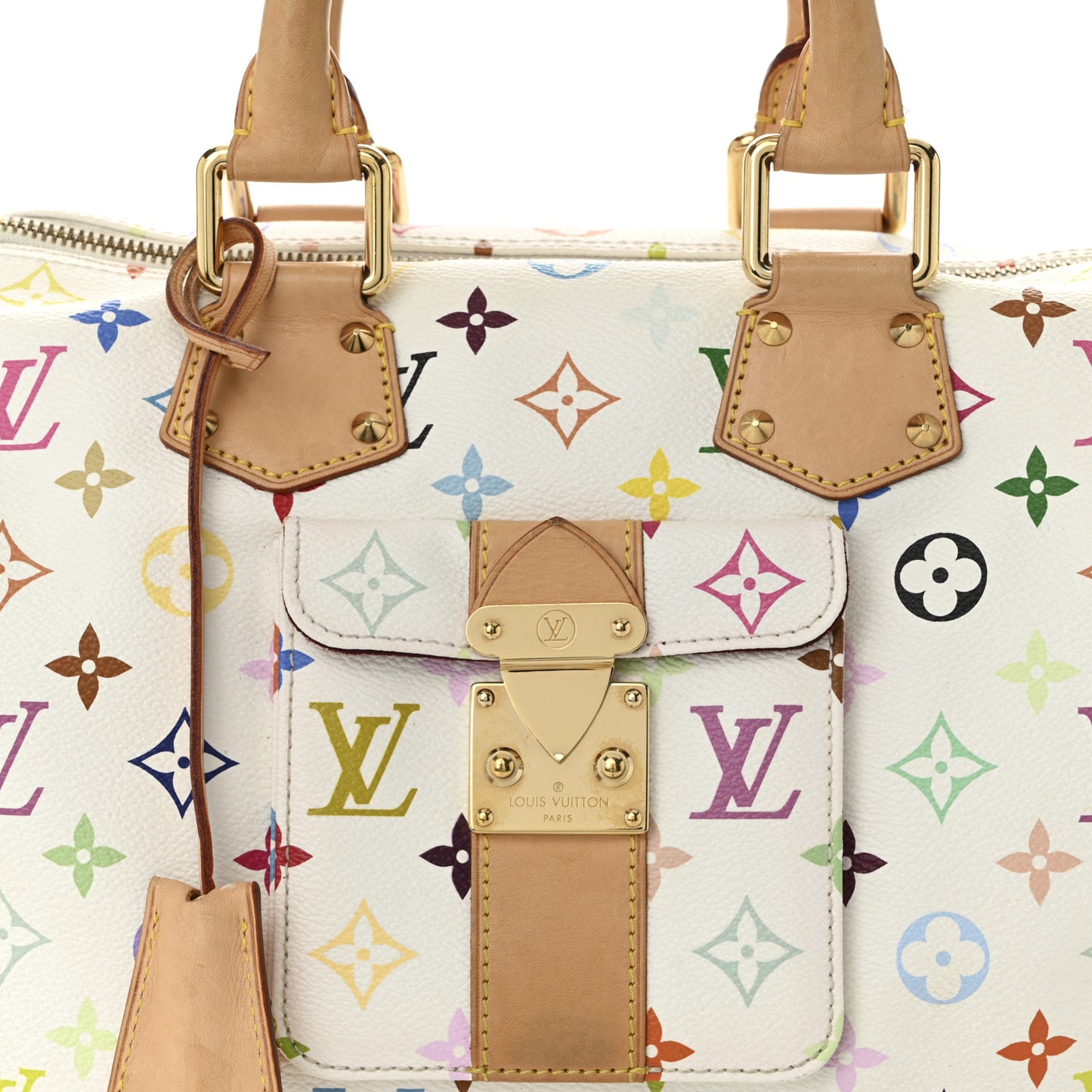 Monogram Multicolor Speedy 30 White