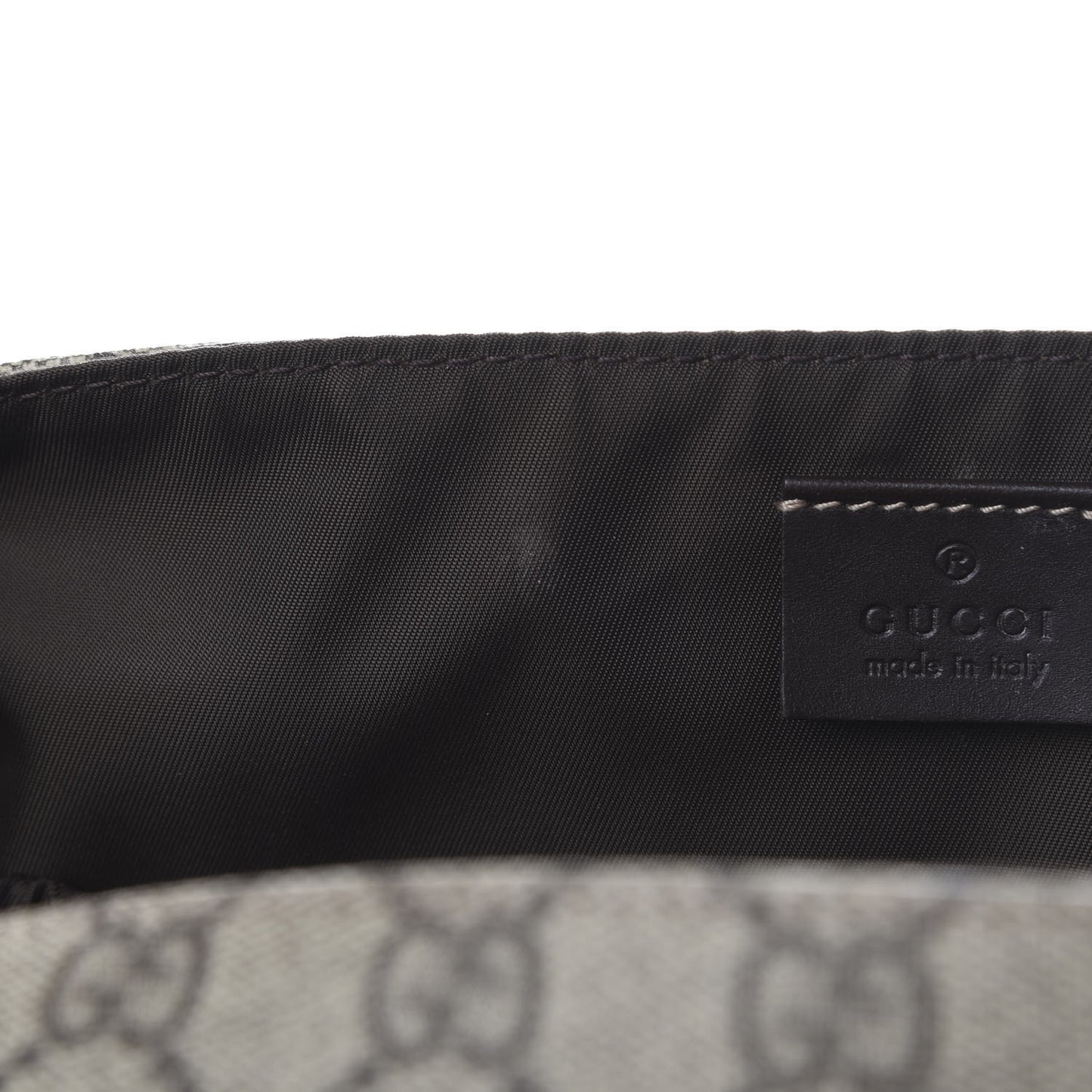 GG Plus Monogram Messenger Diaper Bag Dark Brown