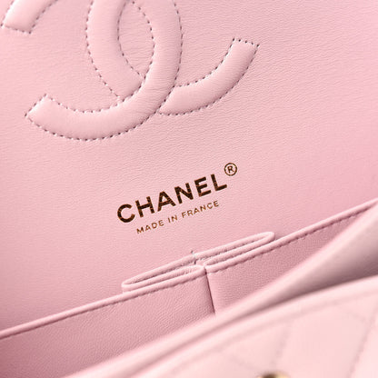 Chanel Caviar Quilted Medium Double Flap Light Pink 8 of 10