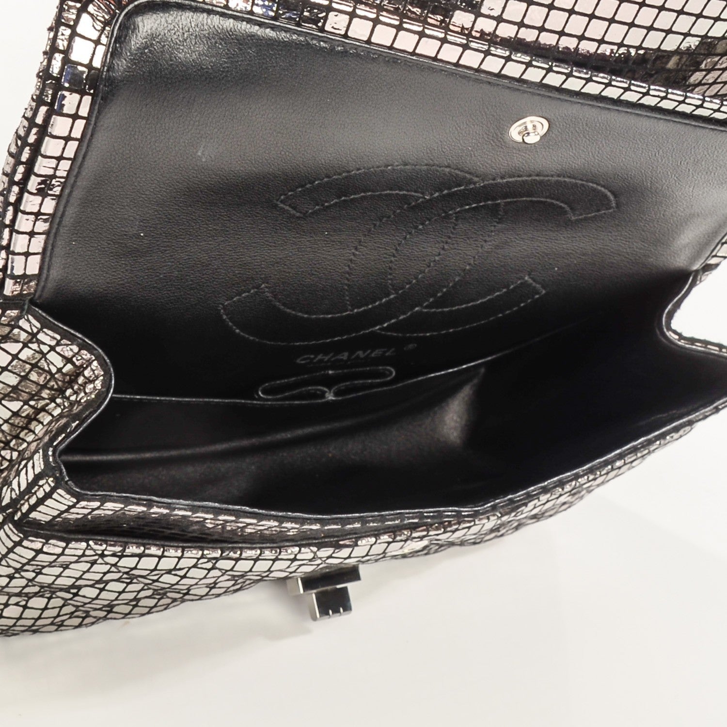 Chanel Mirror 2.55 Reissue 225 Flap Silver 5 of 8