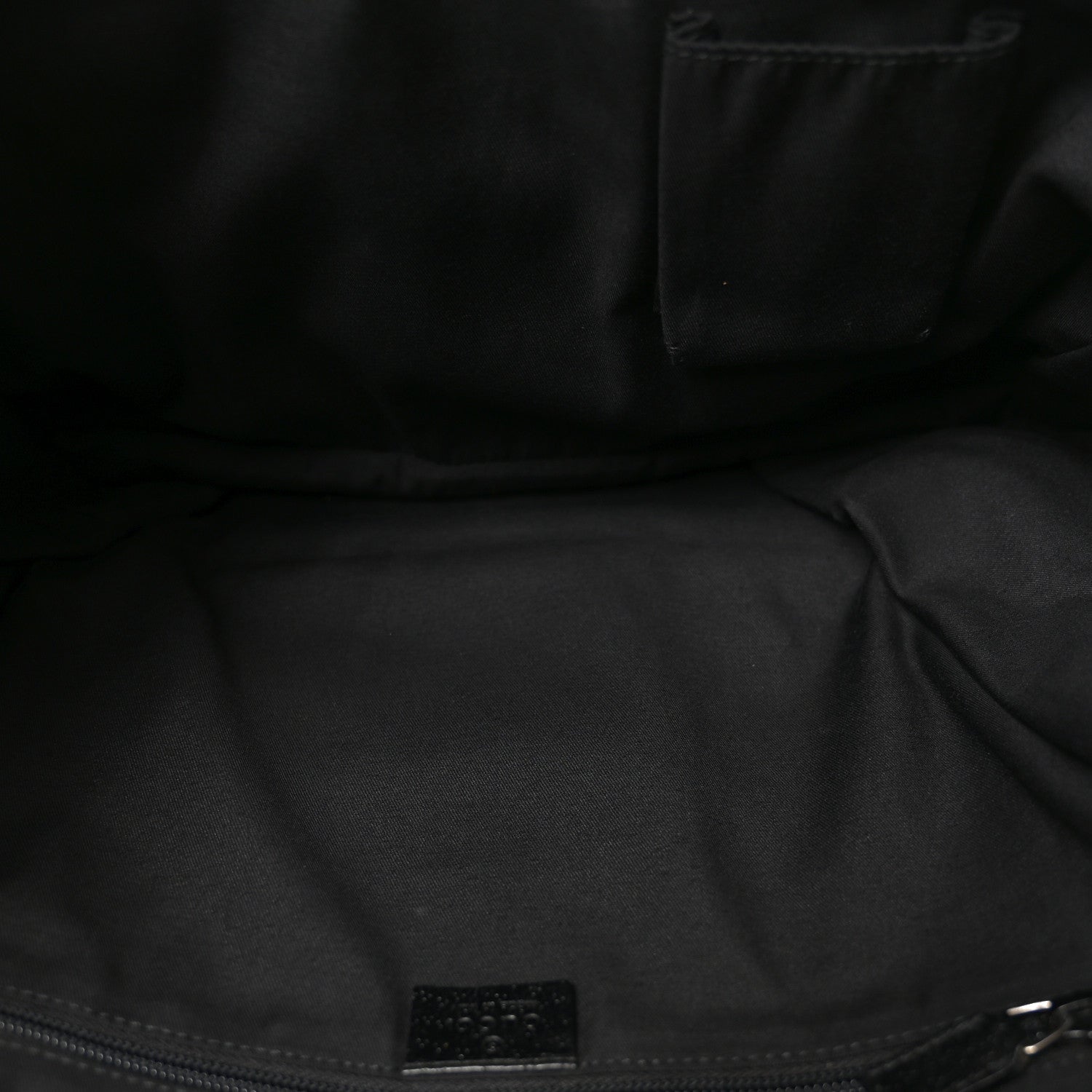 Gucci GG Monogram Medium Web Handle Double Pocket Tote Black 4 of 9