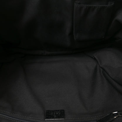 Gucci GG Monogram Medium Web Handle Double Pocket Tote Black 4 of 9