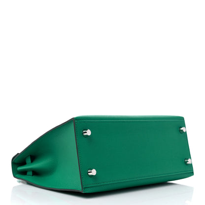 Hermes Epsom Kelly Sellier 25 Vert Jade 4 of 10