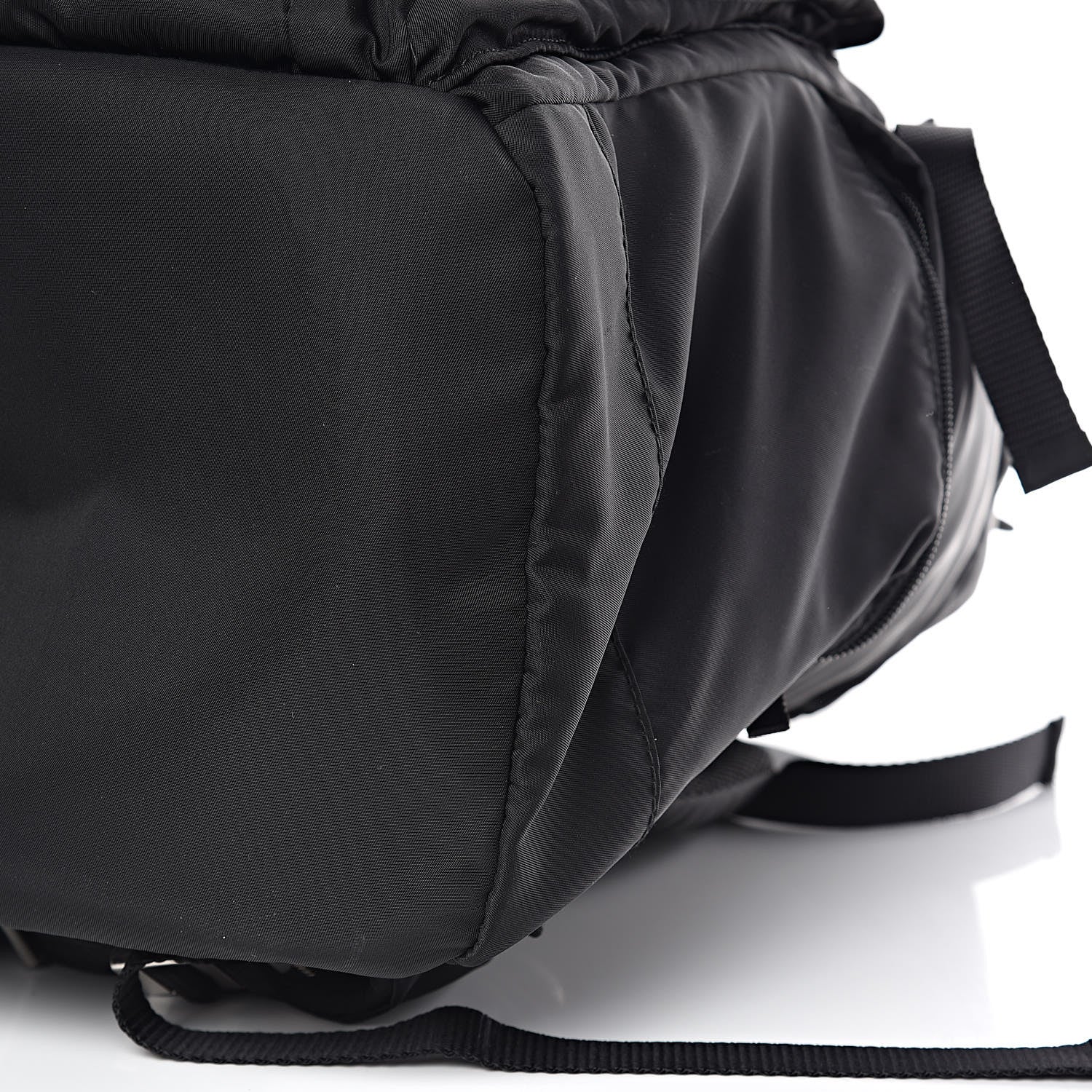 Prada Tessuto Nylon Montagna Double Buckle Backpack Black 14 of 15