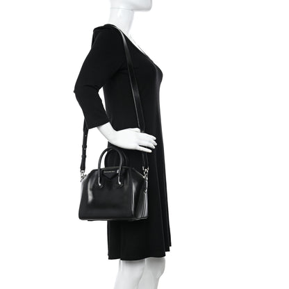Givenchy Shiny Lord Calfskin Mini Antigona Black 2 of 19