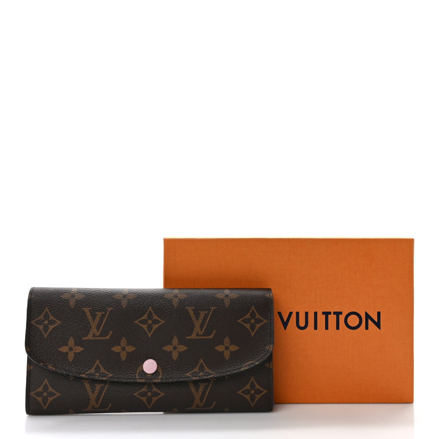 Monogram Emilie Wallet Rose Ballerine