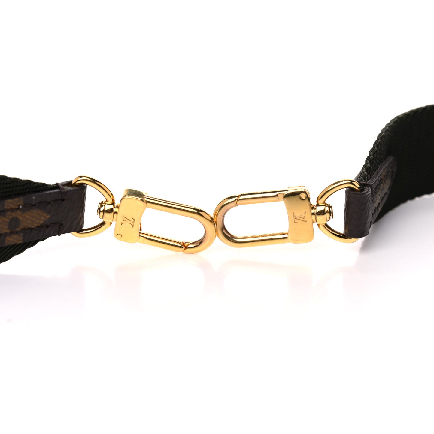 Monogram Felicie Strap & Go Shoulder Strap Kaki