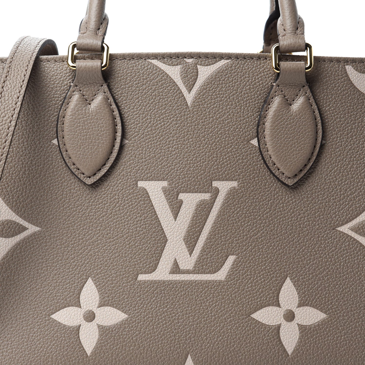Louis Vuitton Empreinte Monogram Giant Onthego PM Tourterelle Creme 10 of 10