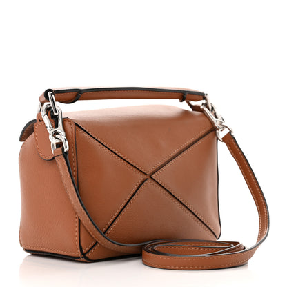 Loewe Calfskin Mini Puzzle Bag Tan 3 of 10
