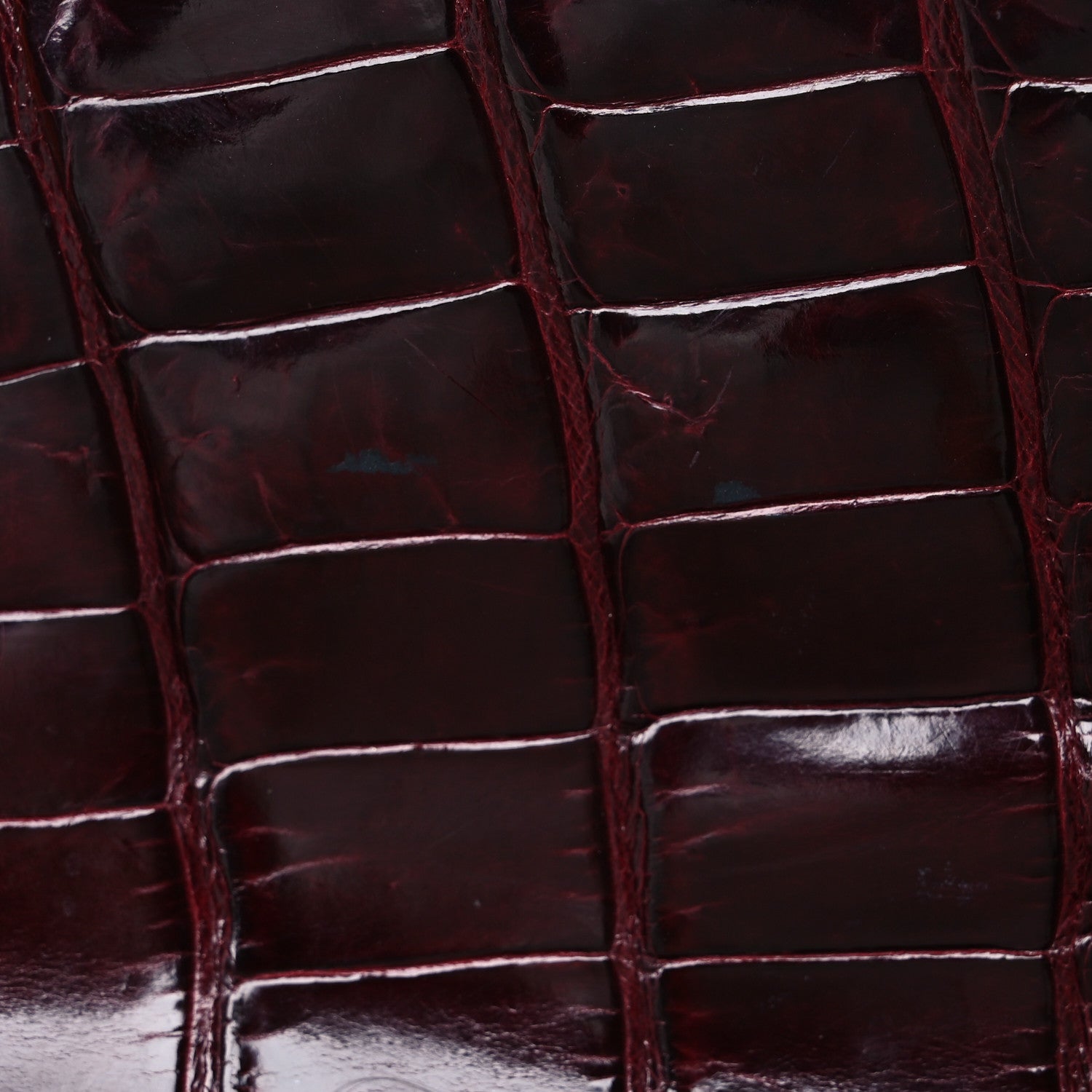 Hermes Shiny Porosus Crocodile Kelly Sellier 32 Rouge H 12 of 16