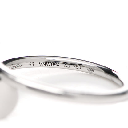 Cartier 18K White Gold Small Juste Un Clou Ring 53 6.25 5 of 6